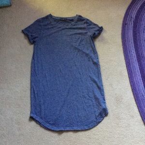 Blue t-shirt dress